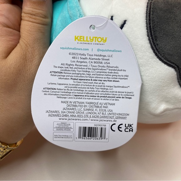 Squishmallow Cam the Cat in Blue Visor 5” - Picture 6 of 7